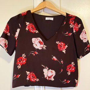 Babaton Randy Cropped Blouse (XS) | Aritzia US